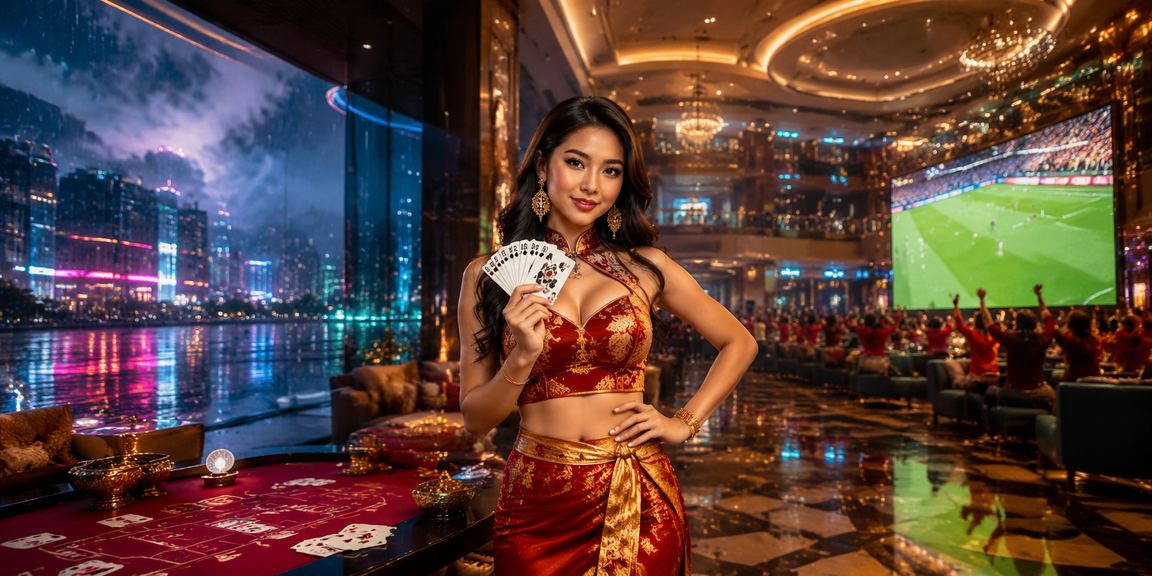 Pengguna Malaysia di Genting Highlands bermain permainan dalam talian melalui gs1300