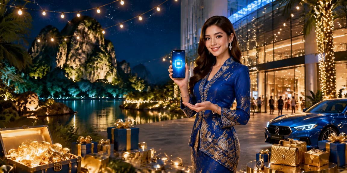 Deposit wang mudah di Ipoh dengan baju kurung tradisional