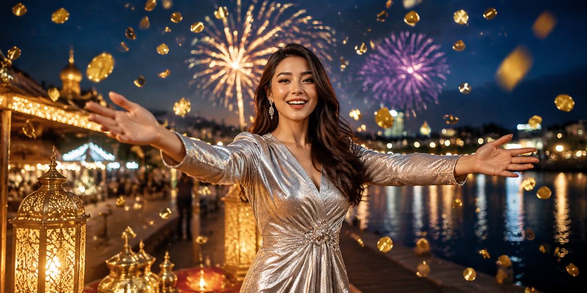 Suasana hiburan dan pertaruhan dalam talian Malaysia sempena perayaan Hari Raya